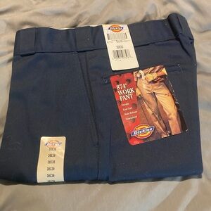 Dickies 874 work pants uniform Dark Blue 30x30 Pants brand new with tags!